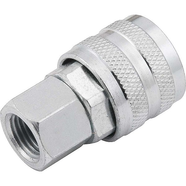 Engate rápido de 1/4" rosca fêmea 1/4" NPT com rolete caixa com 20 unidades VONDER