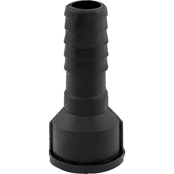 Adaptador com rosca interna para mangueira 3/4" polipropileno preto AD60N REBOUÇAS - 25 unidades