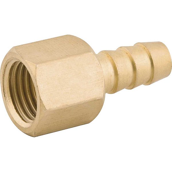 Espigão rosca fêmea de 1/4" NPT com escama de 3/8" cartela com 3 peças VONDER