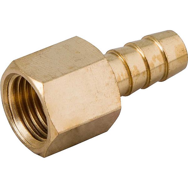 Espigão rosca fêmea de 1/4" NPT com escama de 5/16" cartela com 3 peças VONDER