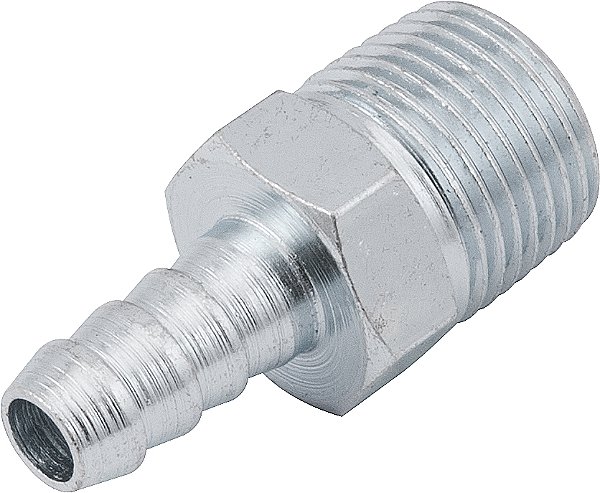 Espigão rosca macho de 3/8" NPT com escama de 5/16" cartela com 2 peças VONDER
