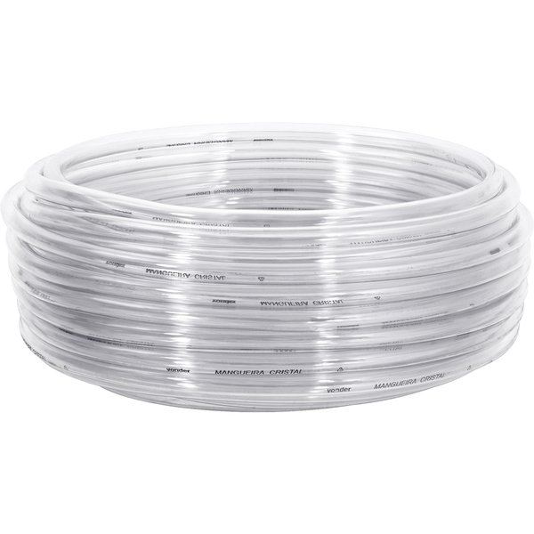 Mangueira cristal 1/4" x 1,0mm rolo 50m VONDER
