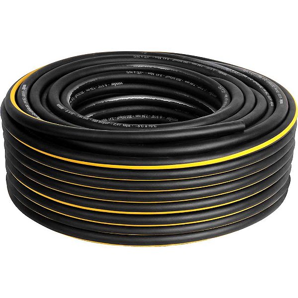 Mangueira para óleo e graxa 5/16" - 7,94mm PT 350 lbf/pol² PVC rolo com 50 metros VONDER,