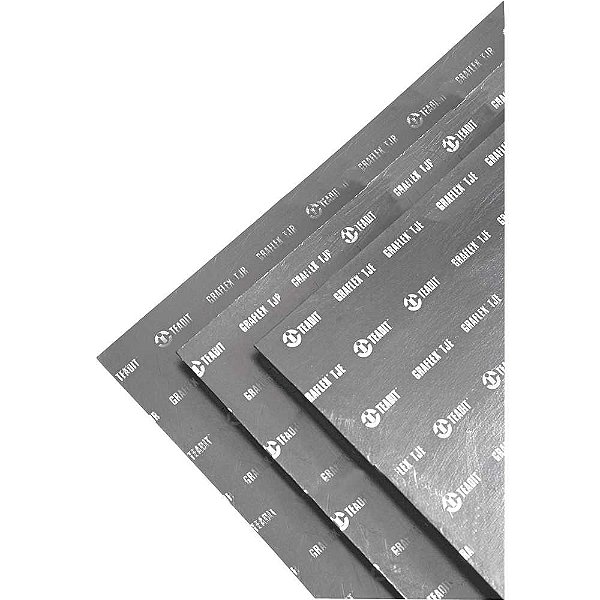 Placa Graflex flexível 3,2mm x 100,0mm x 1.000,0mm chapa perfurada em inox TJE TEADIT