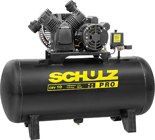 Motocompressor de ar 10 pcm 105,5 litros 220V monofásico Pro CSV 10/110 921.7753-0 (MTA) SCHULZ