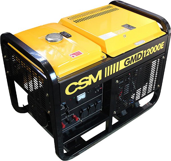 Gerador a diesel 11.000W 127V/220V GMD 12000E CSM