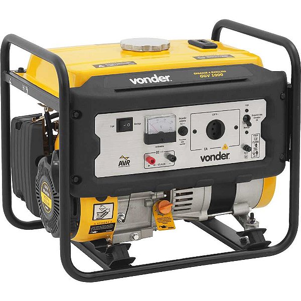 Gerador a gasolina 1.000W 220V GGV 1000 VONDER