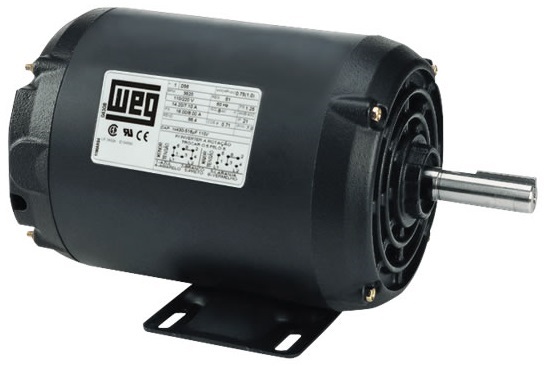 Motor elétrico aberto 0,25 cv 4 polos carcaça C56 monofásico 127V/220V 14639610 WEG