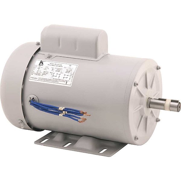 Motor elétrico fechado 5,00 cv 2 polos carcaça 100E monofásico 220V/440V IP44 NOVA MOTORES