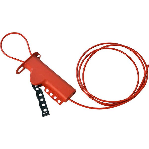 Bloqueio de segurança cabo multiuso com cabo de metal 2.4m 50943 BRADY