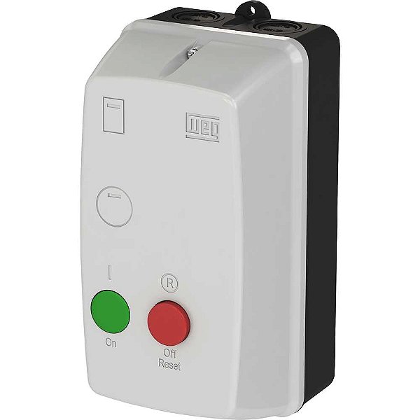Chave de partida direta sem fusível 220V - monofásico PDWM04 1,5NV25 WEG