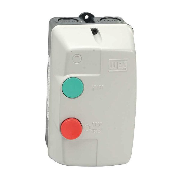 Chave de partida direta sem fusível 7,5 cv 380V - trifásico 10 A a 15 A 60 Hz 10045792 WEG