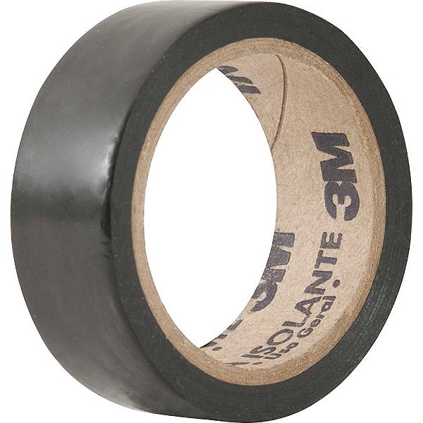 Fita isolante 18,0mm x 5m preta Imperial SLIM HB004237556 3M - 10 unidades