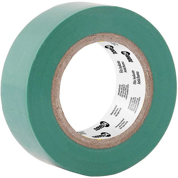 Fita isolante 19mm x 10m verde NOVE54 - 10 unidades