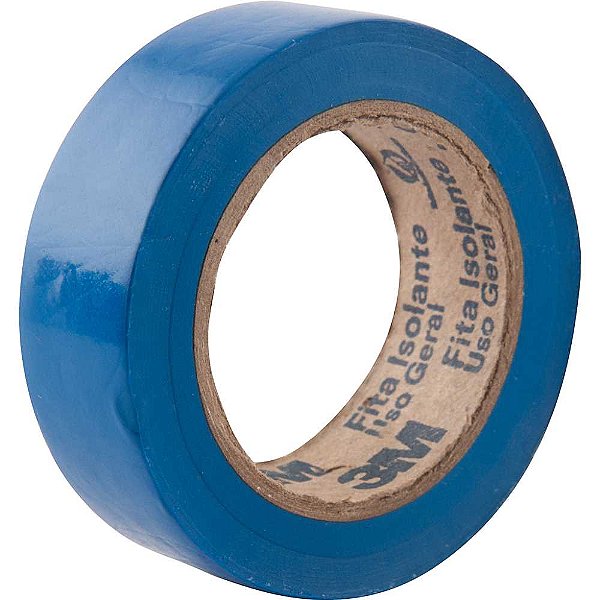 Fita isolante azul 18mm x 10m Imperial Cores HB004297980 3M