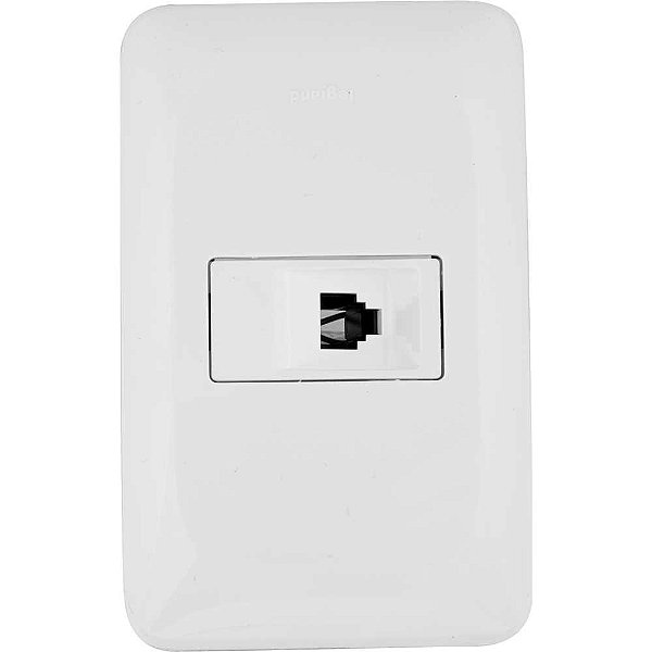 Conjunto tomada para telefone RJ11 4x2 LGX090 PIAL POP