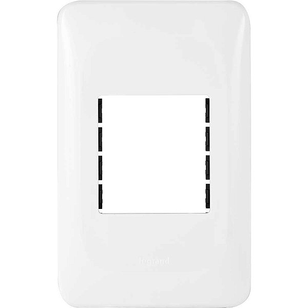 Placa de acabamento com suporte 2 postos 4 x 2" LGP22 PIAL