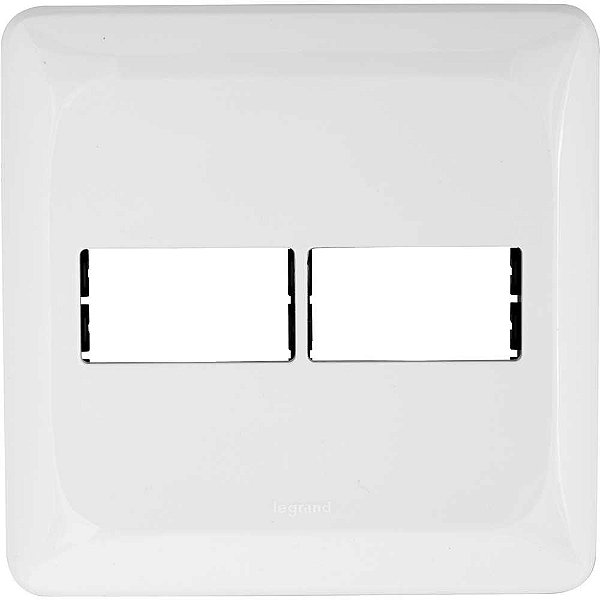 Placa de acabamento com suporte 2 postos 4x4 LGP42 PIAL