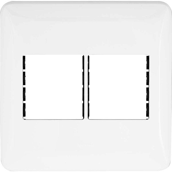 Placa de acabamento com suporte 4 postos 4x4 LGP44 PIAL