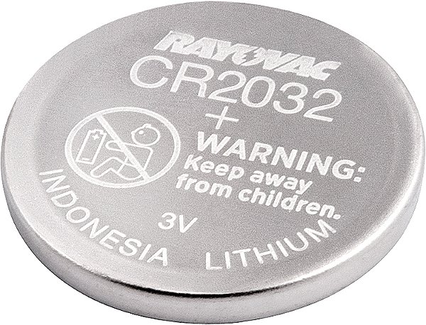 Bateria de lítio CR2032 3V 1 peça RAYOVAC