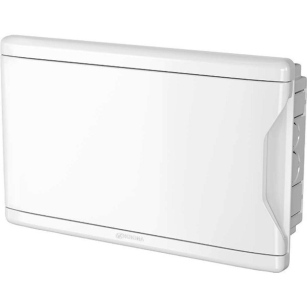Quadro de distribuição de embutir sem barramento N/T 12D/9N 1272 KRONA