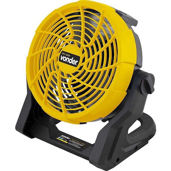 Ventilador bateria intercambiável de 18V sem bateria e sem carregador IVV 1838 VONDER