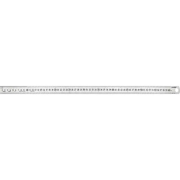 Escala de aço inox 600mm rígida VONDER