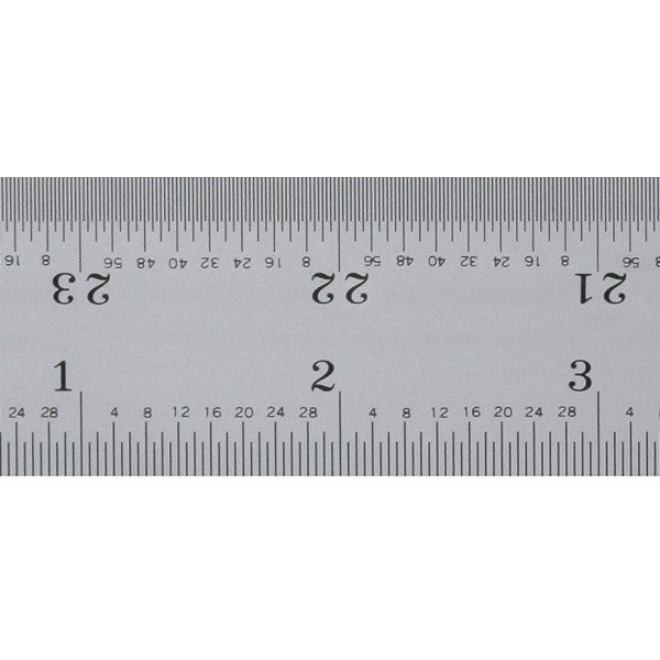 Escala de aço inox 600mm rígida 182.165 MITUTOYO