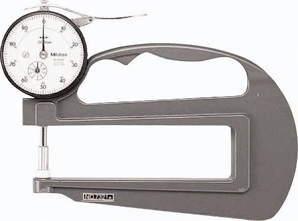 Medidor de espessura manual 0 - 10mm 7321 MITUTOYO