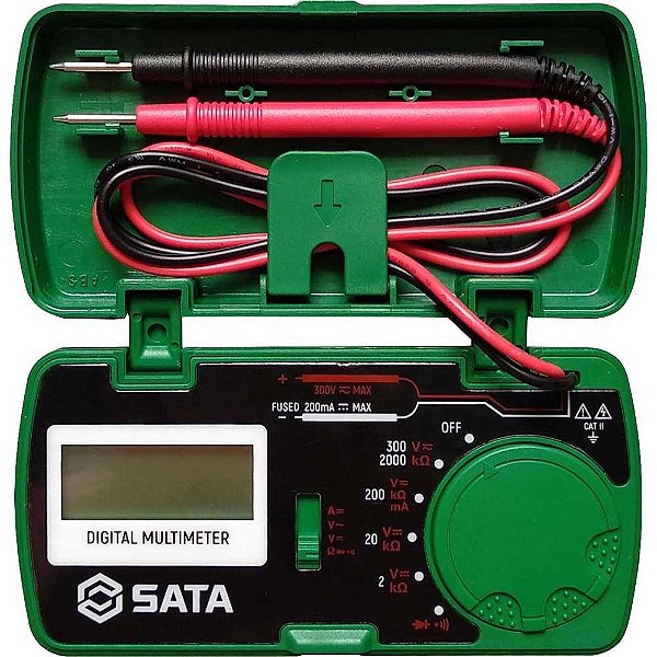 Multímetro digital de bolso CAT II STDY03001 SATA