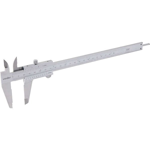 Paquímetro universal analógico 200mm 0,05mm PA 205 VONDER
