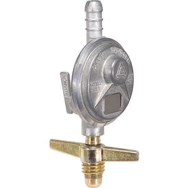 Regulador de gás blindado sem manômetro sem mangueira 505/01 ALIANÇA