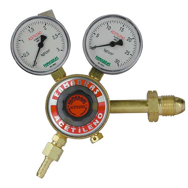 Regulador de pressão para acetileno FRA-103 FAMABRAS
