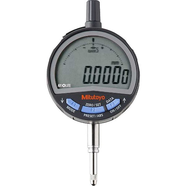 Relógio comparador digital capac. 12,7mm 0,0005 mm/0,001 mm/0,01mm (selecionável) tampa lisa 543-700B MITUTOYO