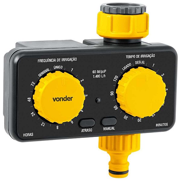 Temporizador eletrônico com controle analógico para irrigação VONDER