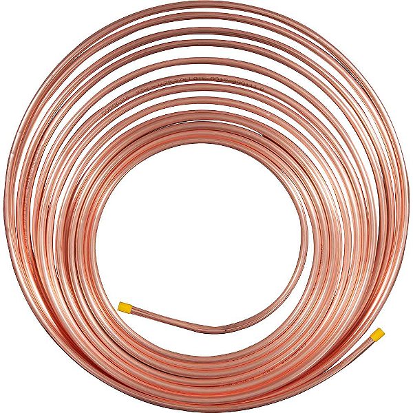 Tubo de cobre flexível 3/8" - 9,52mm rolo COBRESUL