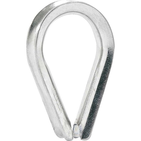 Anilha/sapatilho para cabo de aço 4,76mm - 3/16" inox VONDER