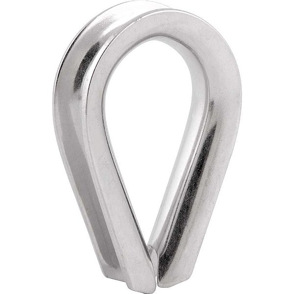 Anilha/sapatilho para cabo de aço 9,53mm - 3/8" inox VONDER