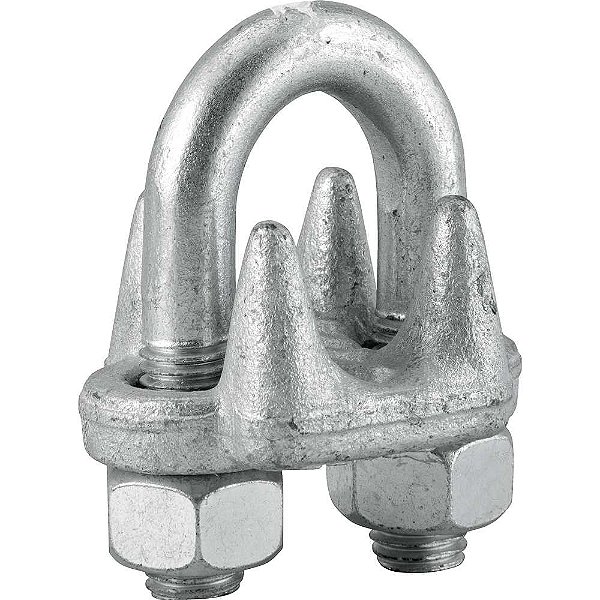Clips para cabo de aço 1" - 25,40mm pesado VONDER PLUS