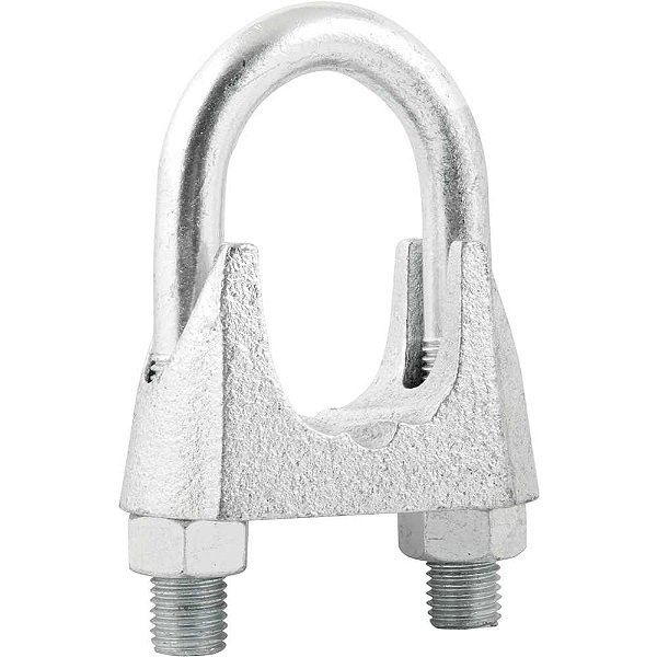 Clips para cabo de aço 1.1/2" - 38,10mm pacote com 1 peça VONDER
