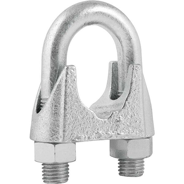 Clips para cabo de aço 1.1/8" - 28,60mm pacote com 1 peça VONDER