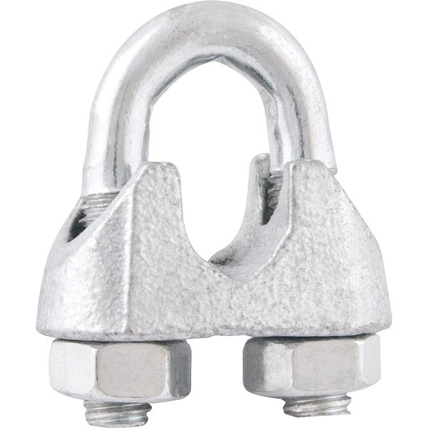 Clips para cabo de aço 1/4" - 6,35mm cartela com 2 peças VONDER