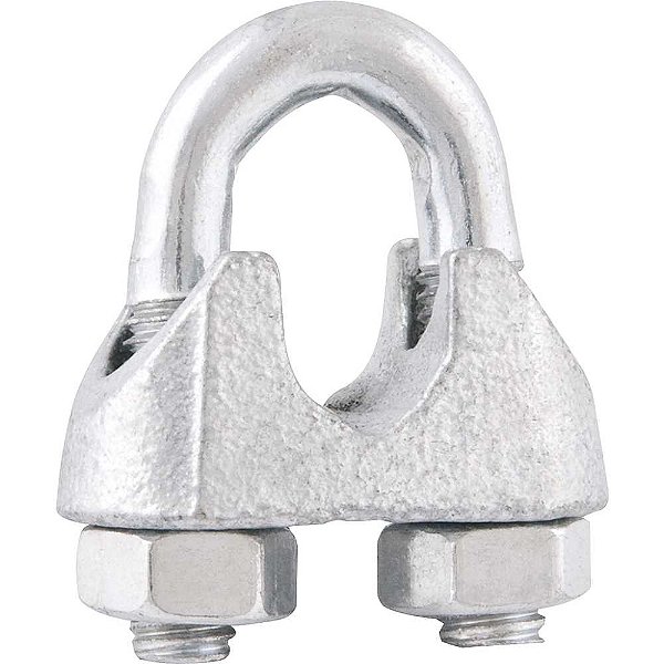 Clips para cabo de aço 1/8" - 3,18mm cartela com 2 peças VONDER