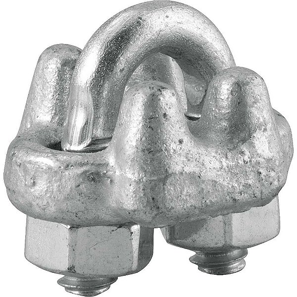 Clips para cabo de aço 1/8" - 3,18mm pesado VONDER PLUS