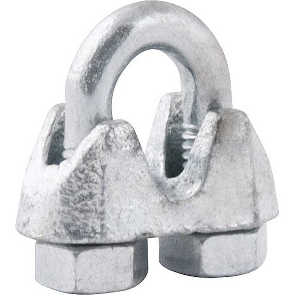 Clips para cabo de aço 1/8" - 3,18mm VONDER