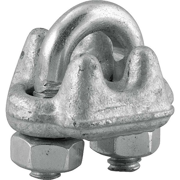 Clips para cabo de aço 3/16" - 4,76mm pesado VONDER PLUS