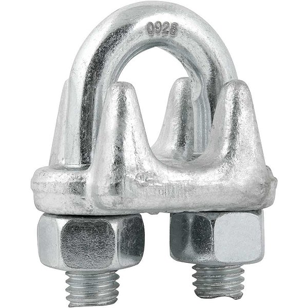 Clips para cabo de aço 3/4" - 19,10mm pesado encartelado VONDER PLUS