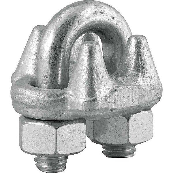 Clips para cabo de aço 3/8" - 9,53mm pesado VONDER PLUS