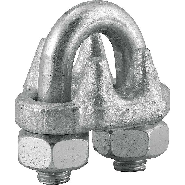 Clips para cabo de aço 5/16" - 7,94mm pesado VONDER PLUS