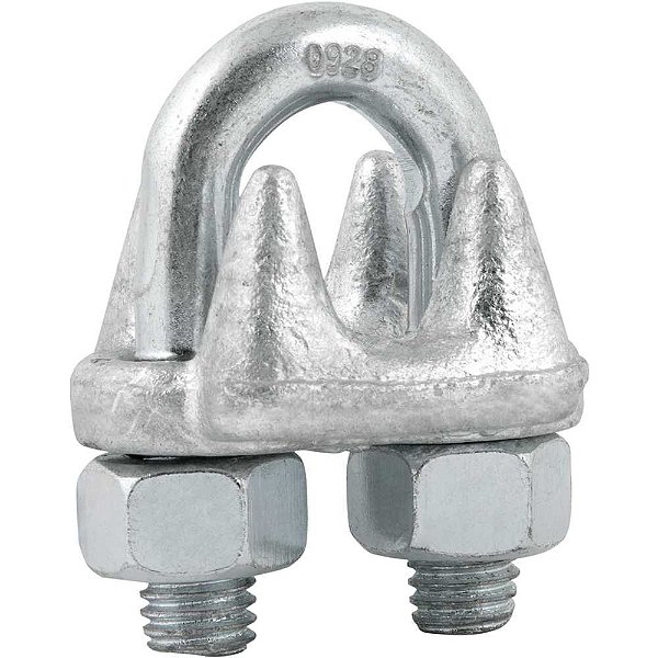 Clips para cabo de aço 5/8" - 15,90mm pesado encartelado VONDER PLUS